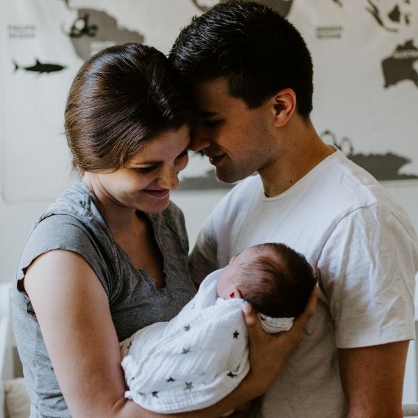 Große Freude: Das Baby ist da!