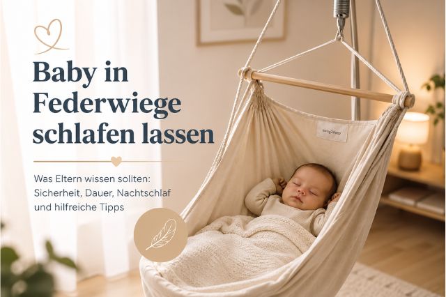 Baby in Federwiege schlafen lassen: Was Eltern wissen sollten