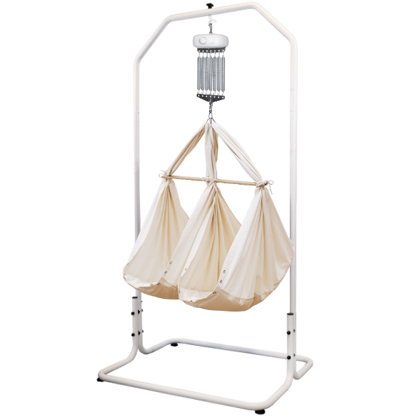 swing to sleep hängematte unterschied Federwiege für Zwillinge: Komplett Set mit Motor 1.5