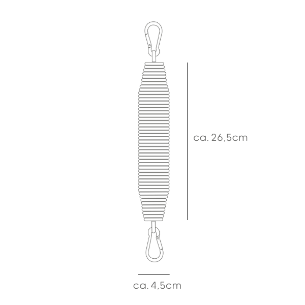 Feder-Set für manuelles Wiegen - für Babys von 6 bis 12 kg