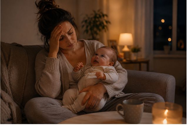 Baby findet abends nicht in den Schlaf