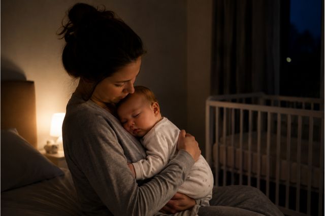 baby 9 monate wacht ständig auf und weint